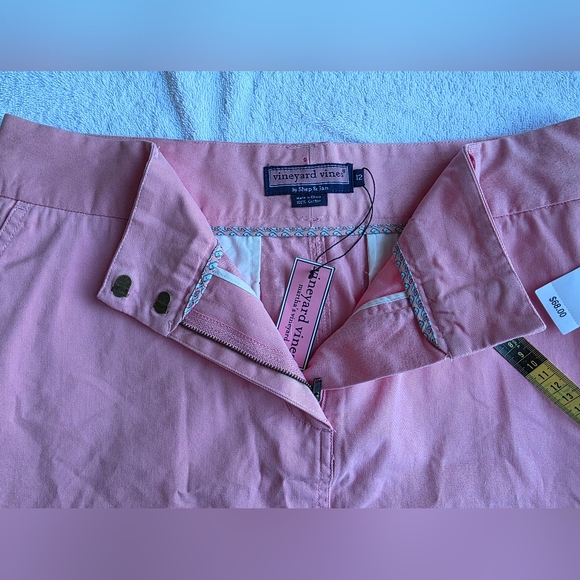 Vineyard Vines Pink Cotton Twill Skirt NWT – Size 12 - Picture 6 of 8